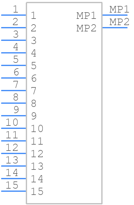 5055751590 - Molex - PCB symbol