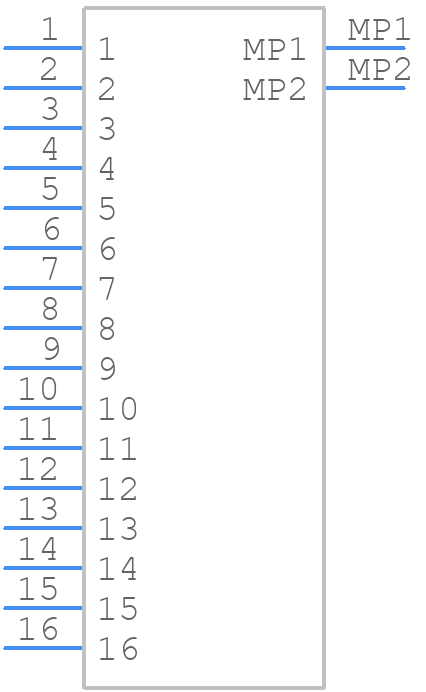 5055751620 - Molex - PCB symbol