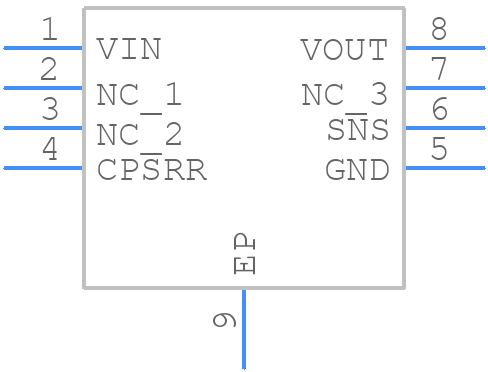 MAQ5281-3.3YMME-T5 - Microchip - PCB symbol