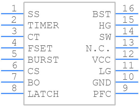 HR1000AGS-Z - Monolithic Power Systems (MPS) - PCB symbol