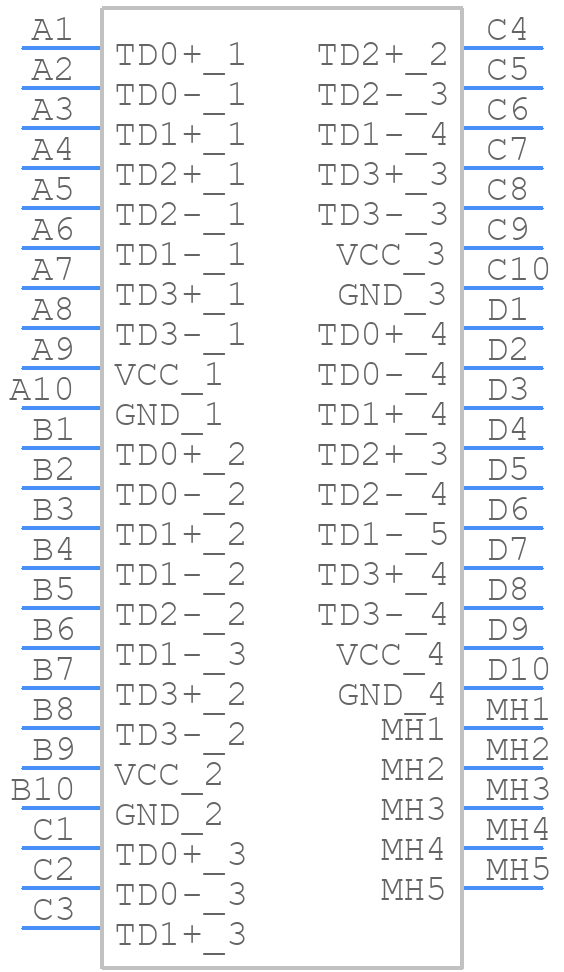 203185 - TE Connectivity - PCB symbol