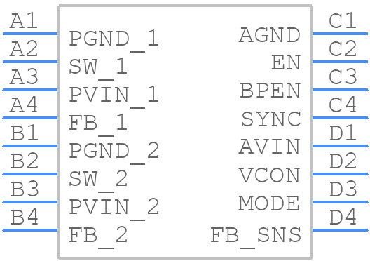 FAN5904UC00X - onsemi - PCB symbol
