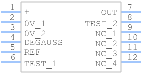 LDSR 0.3-TP/SP1 - LEM - PCB symbol