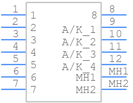 RJHSEE38P - Amphenol Communications Solutions - PCB symbol