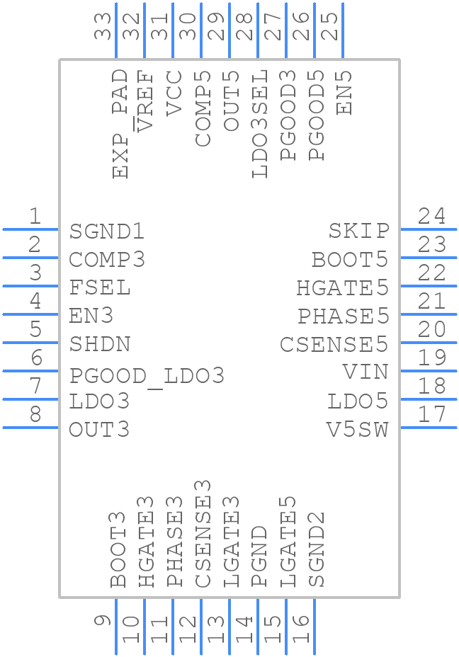 PM6685TR - STMicroelectronics - PCB symbol