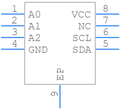 AT34C04-MA5M-E - Microchip - PCB symbol