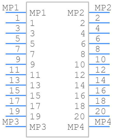 504622-2012 - Molex - PCB symbol