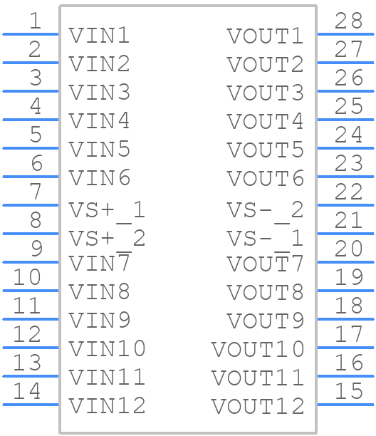 EL5423CR-T7 - Renesas Electronics - PCB symbol