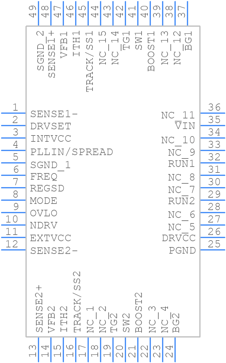 LTC7810HLXE#WPBF - Analog Devices - PCB symbol