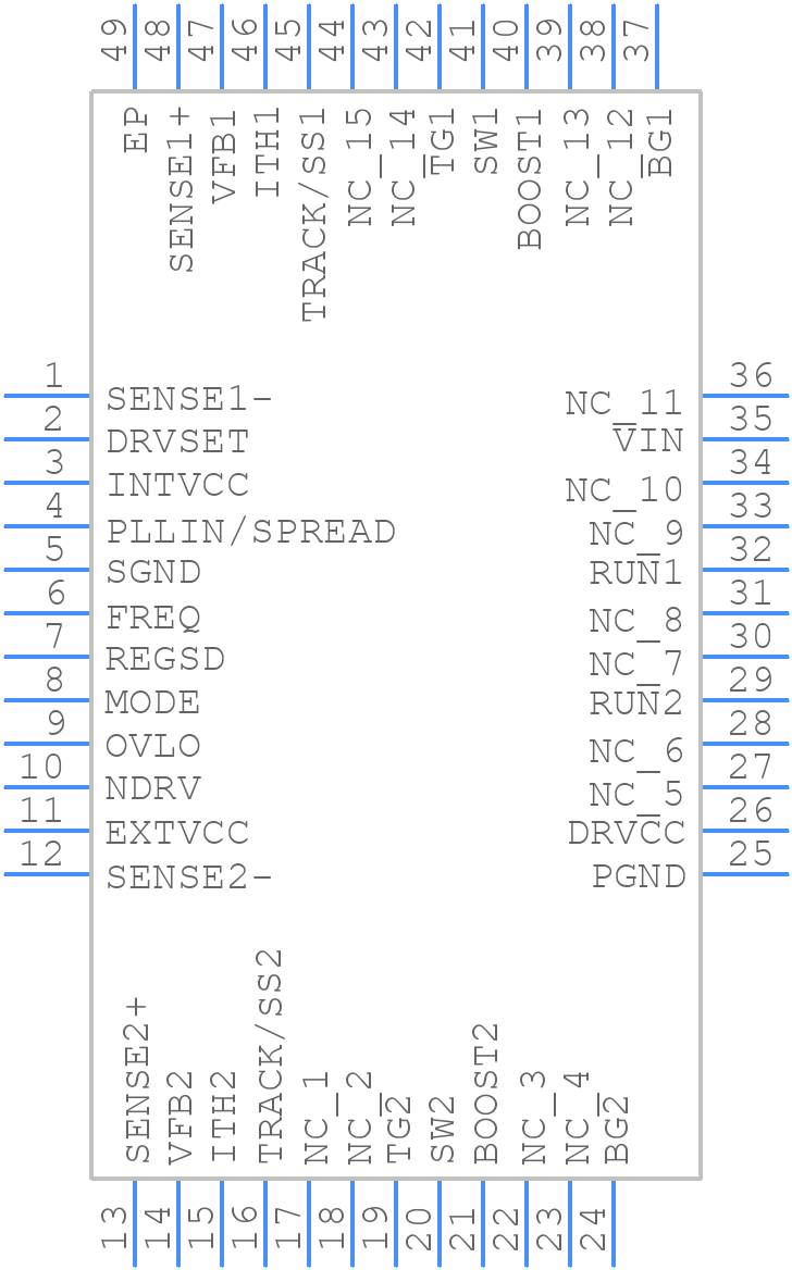 LTC7810ILXE#WPBF - Analog Devices - PCB symbol