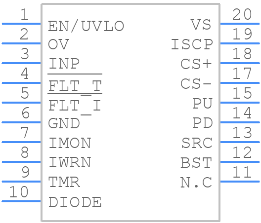 TPS12110AQDGXRQ1 - Texas Instruments - PCB symbol