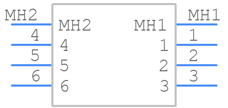 FP2F-4M-Z - Nidec Copal - PCB symbol