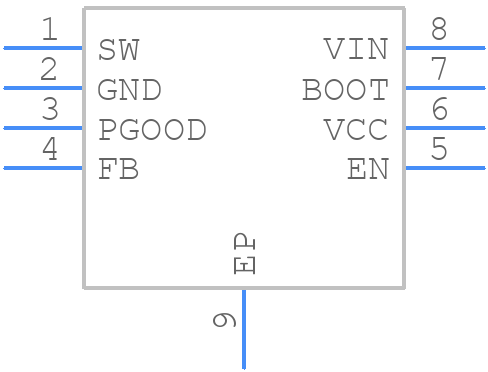 RTQ2104BGSP-QA - RICHTEK - PCB symbol