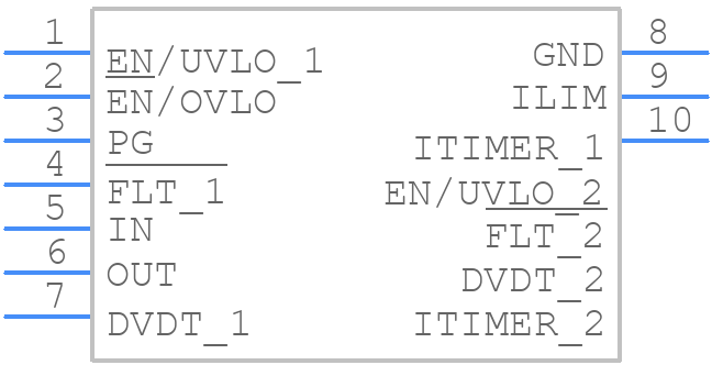TPS259813ARPWR - Texas Instruments - PCB symbol