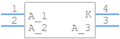 ASCQFR30-B2231R0R105 - Avago Technologies - PCB symbol