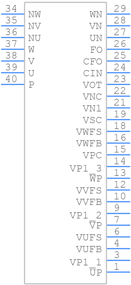 PSS05SA2FT - Mitsubishi - PCB symbol