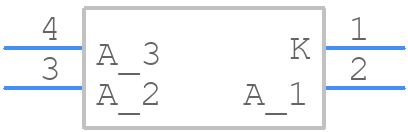 ASCQFA30-B2231A2A305 - Avago Technologies - PCB symbol