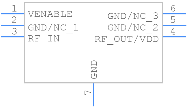 GRF2110 - Guerrilla RF - PCB symbol