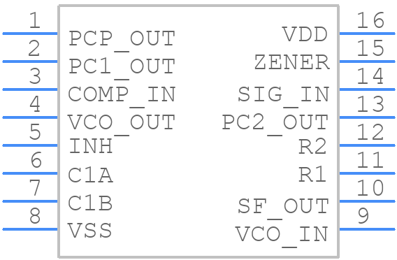 HEF4046BT-Q100J - Nexperia - PCB symbol