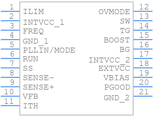 LTC3769EFE#TRPBF - Analog Devices - PCB symbol