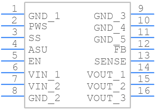 3DPM0289-1 - 3D Plus - PCB symbol