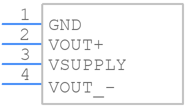 NSCSHHN001PDUNV - Honeywell - PCB symbol
