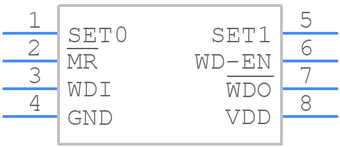 TPS3435CAIEGDDFR - Texas Instruments - PCB symbol