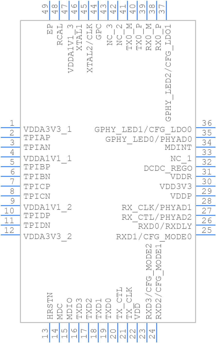 MXL86111I-AQB-R - MaxLinear, Inc. - PCB symbol