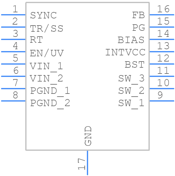 LT8610HMSE#TRPBF - Analog Devices - PCB symbol