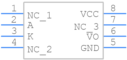 PS8802-1-F3-AX - Renesas Electronics - PCB symbol