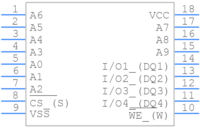 MM2114N - Texas Instruments - PCB symbol