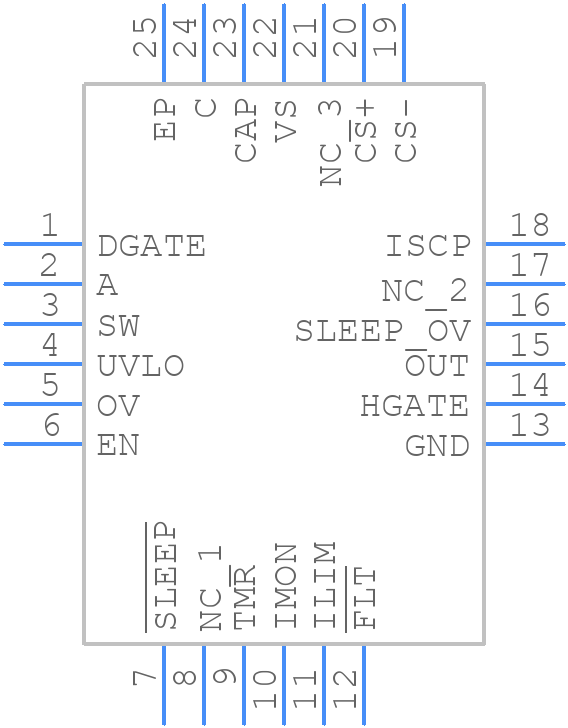LM74900QRGERQ1 - Texas Instruments - PCB symbol