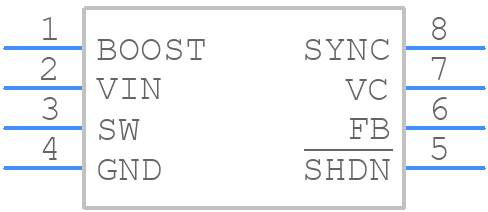 LT1767EMS8-3.3#TRPBF - Analog Devices - PCB symbol