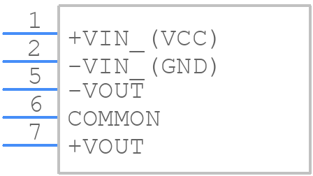TMV 05159HI - Traco Power - PCB symbol