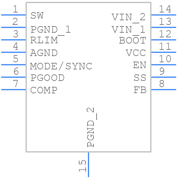 RTQ2106GCP-QA - RICHTEK - PCB symbol