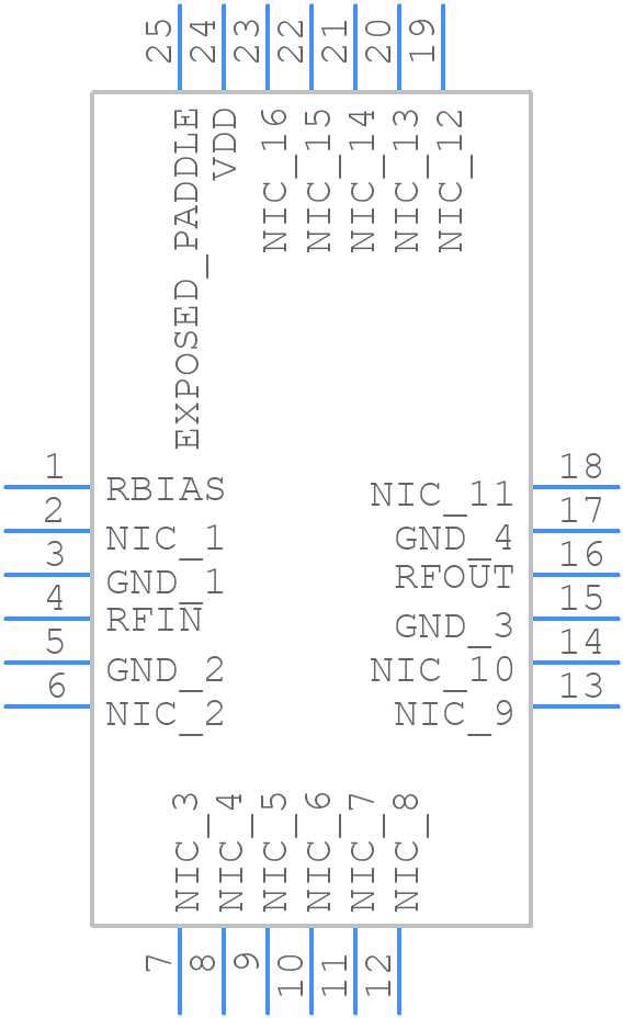 ADL7078ACPZN - Analog Devices - PCB symbol