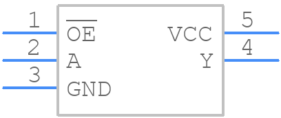 74LVC1G240GWH - Nexperia - PCB symbol