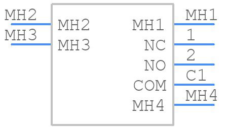 MRB12B-CH - NKK Switches - PCB symbol