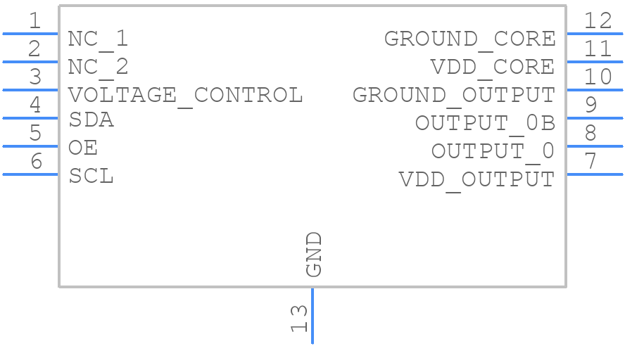XFC215156.250000K - Renesas Electronics - PCB symbol