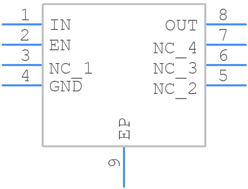 TQL851CSV33 RLG - Taiwan Semiconductor - PCB symbol