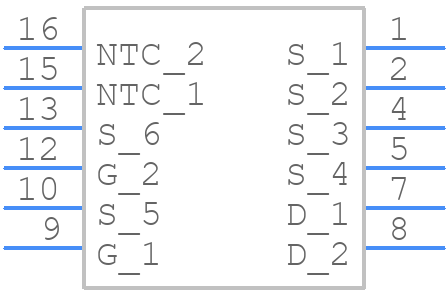 MSCSM170AM45CT1AG - Microchip - PCB symbol
