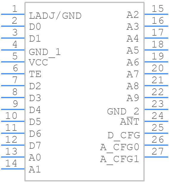 TXM-433-KH3 - TE Connectivity - PCB symbol