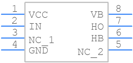 NCP51313ADR2G - onsemi - PCB symbol