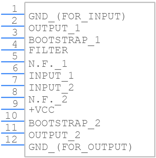 UPC1185H2 - NEC - PCB symbol