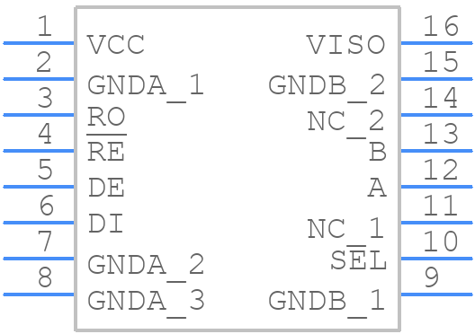 CA-IS2092W - ChipAnalog - PCB symbol