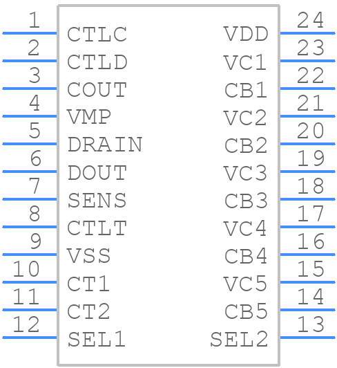 R5432V502BA - Ricoh - PCB symbol