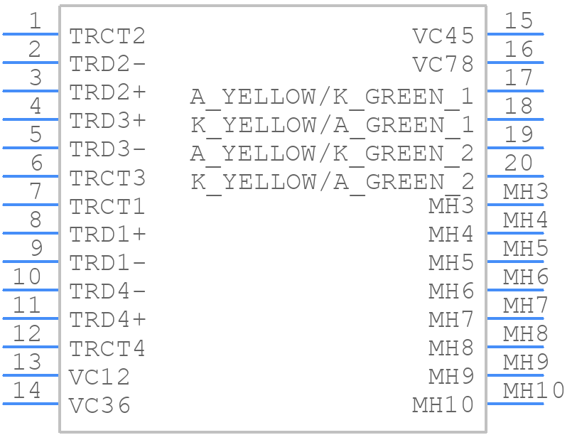 G27-122T-162 - BelFuse - PCB symbol