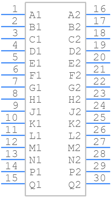 305-030-520-202 - EDAC - PCB symbol