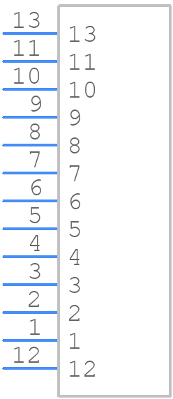 43650-1119 - Molex - PCB symbol