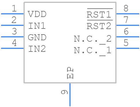 MAX16193BATA00+ - Analog Devices - PCB symbol